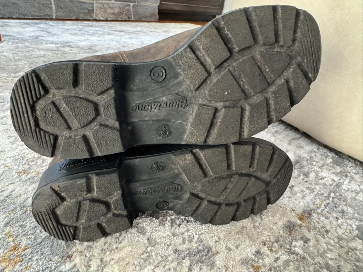 Blundstone Brown Leather Ankle Boots - Size 3 image indicator(3)