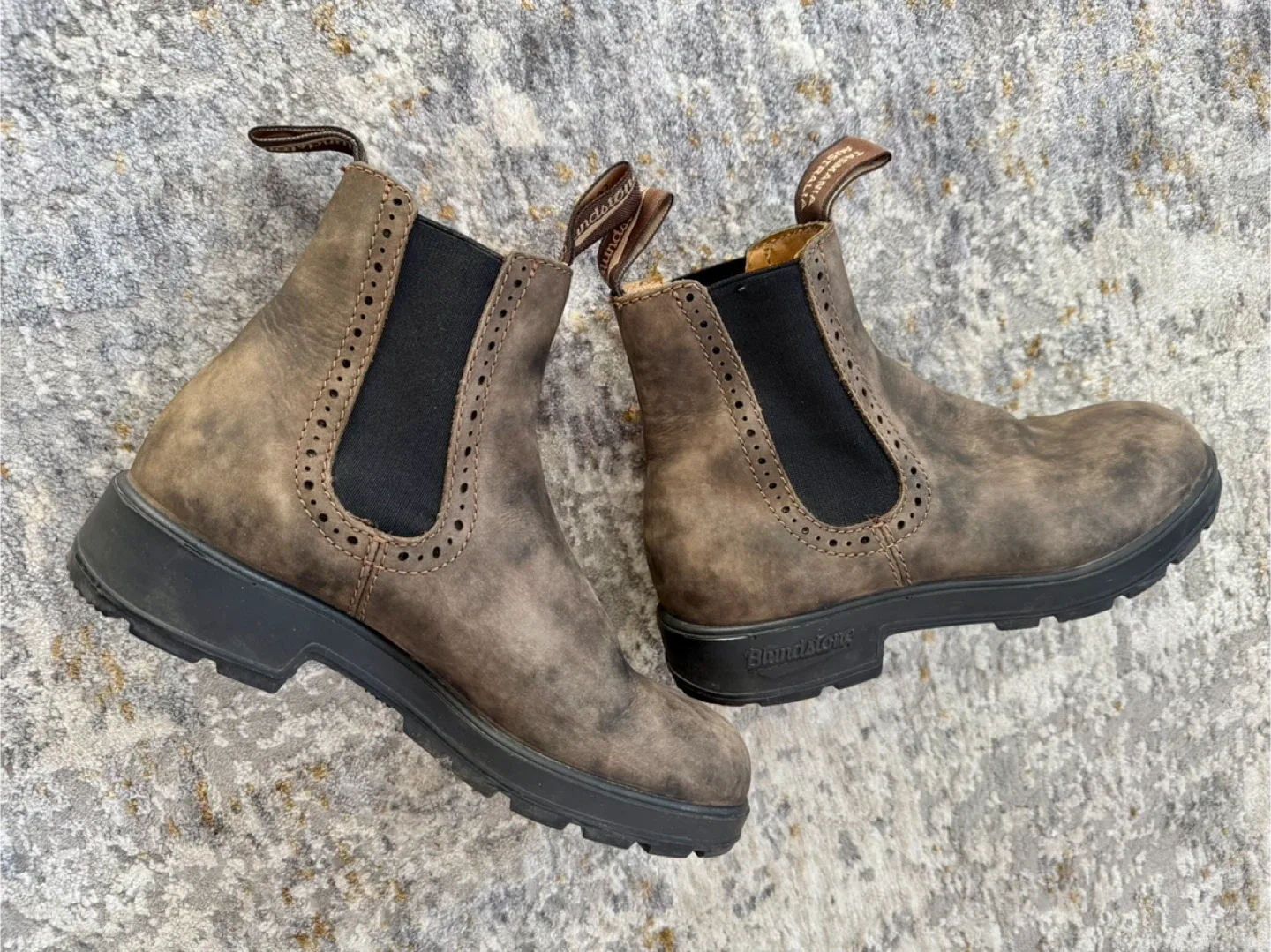 Blundstone Brown Leather Ankle Boots - Size 3 image indicator(2)