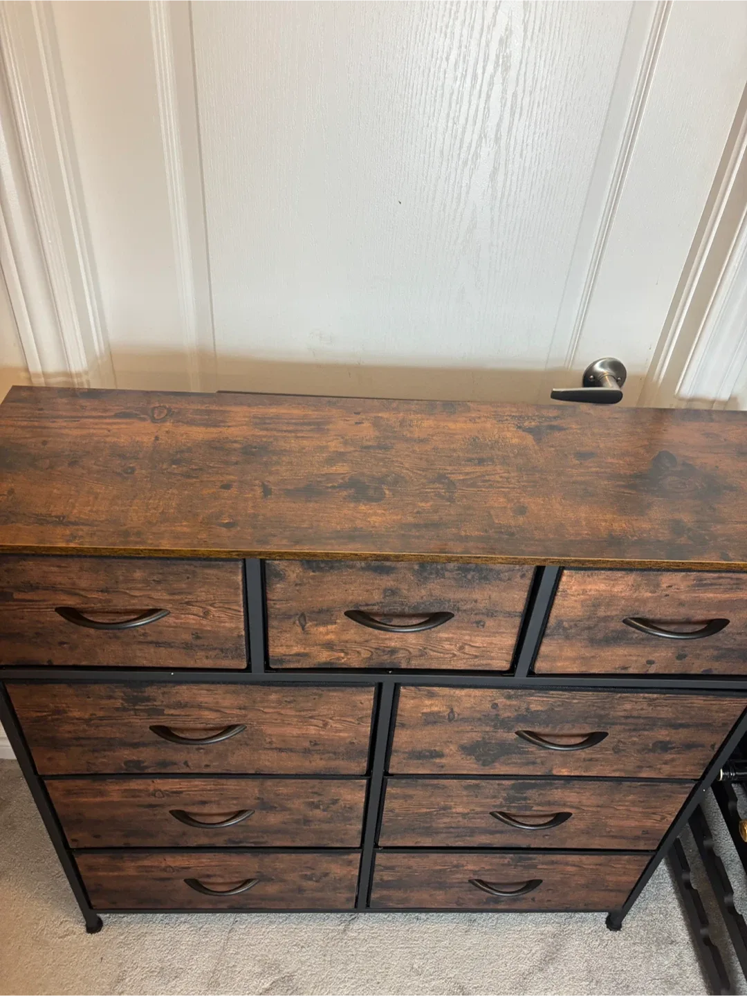 9-Fabric Drawer Dresser - Rustic Brown image indicator(5)