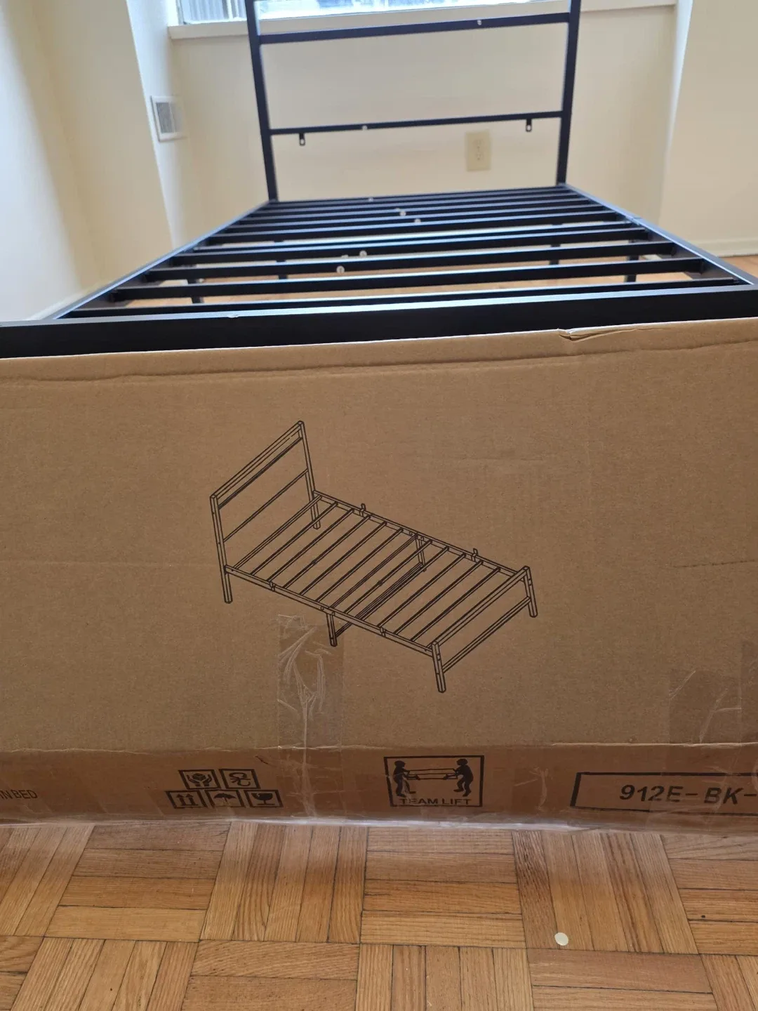 Metal Twin Bed Frame - Black image indicator(4)