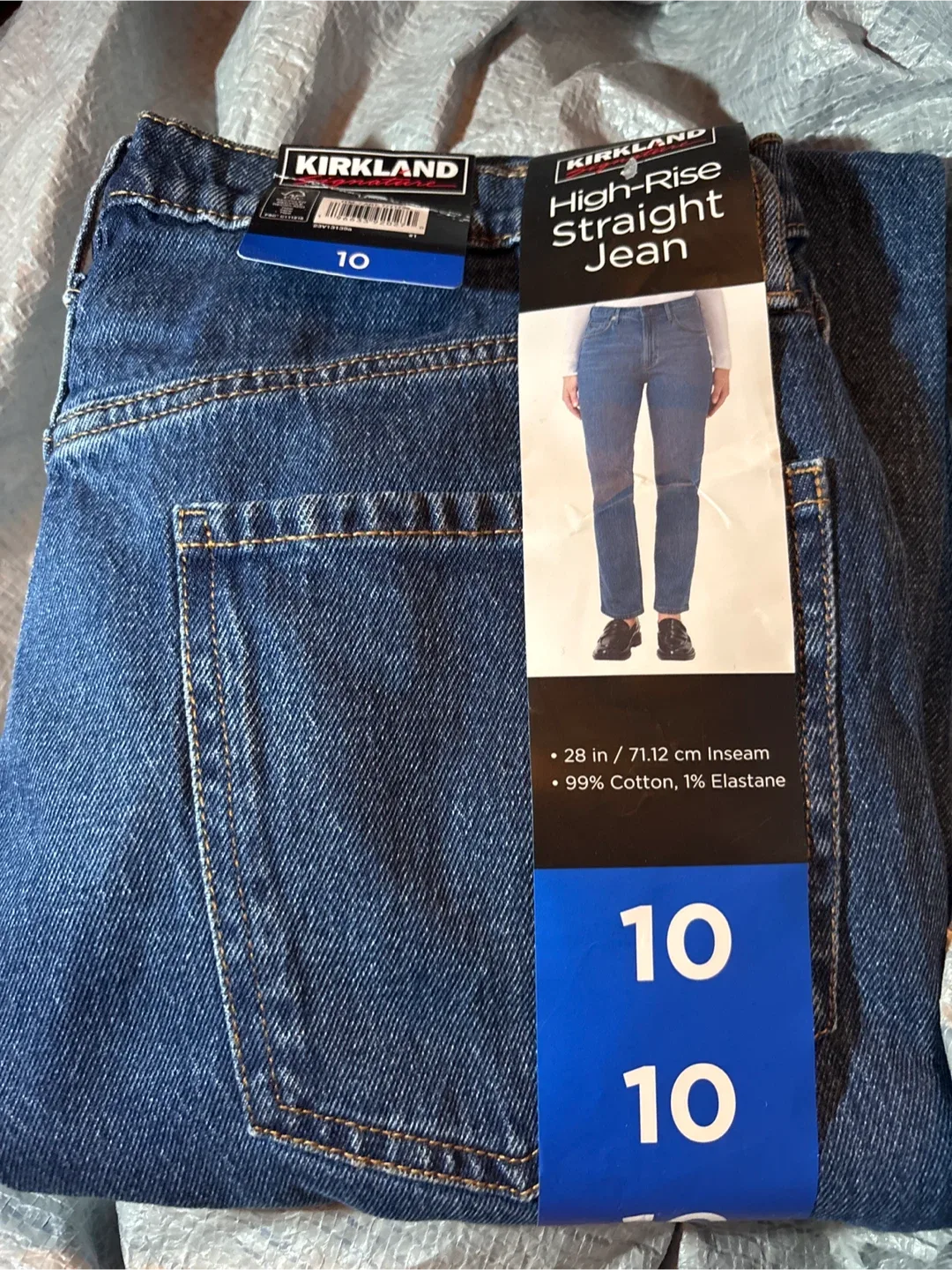 Kirkland High-Rise Straight Jeans - Size 10