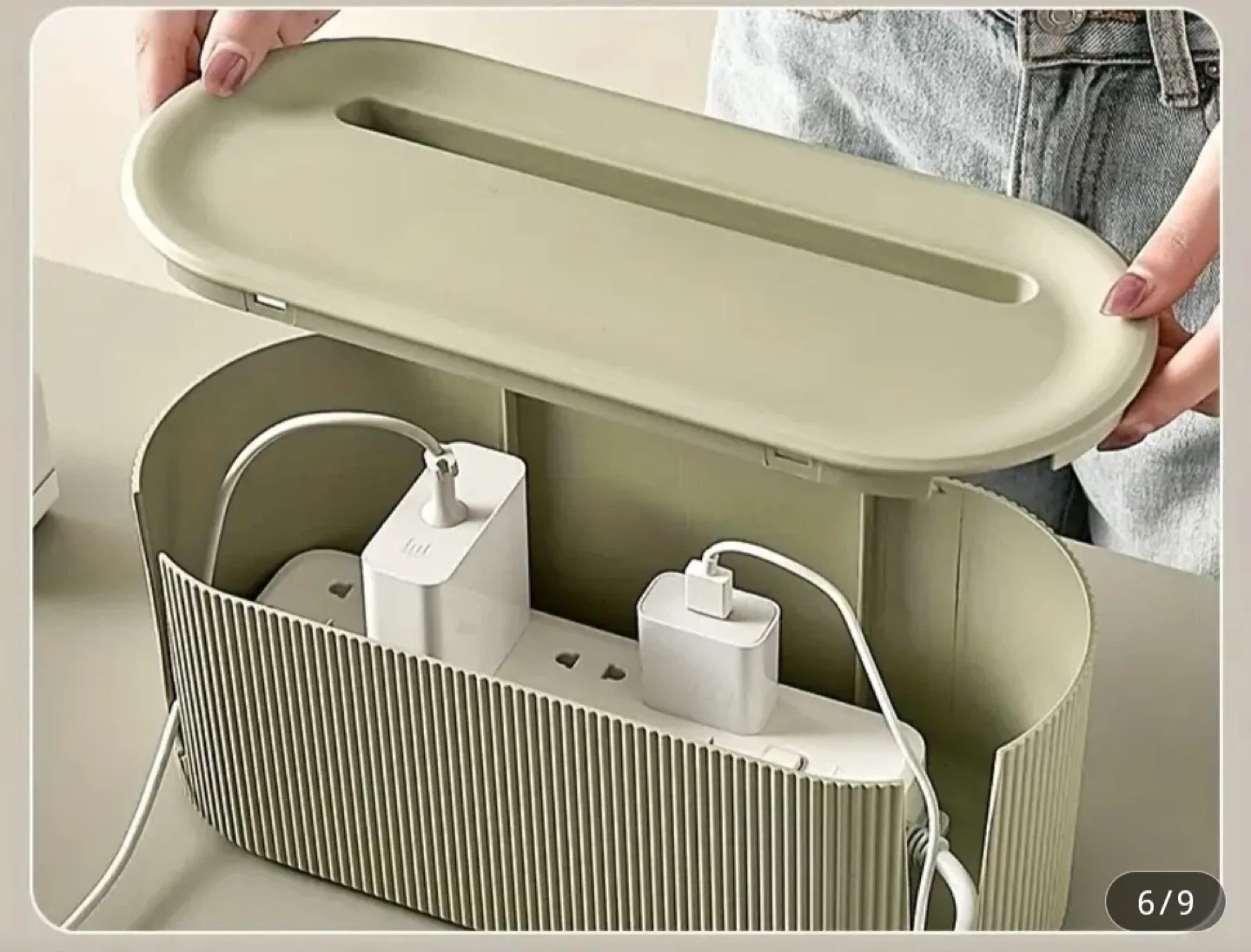 Cable Management Box Organizer #cleanout