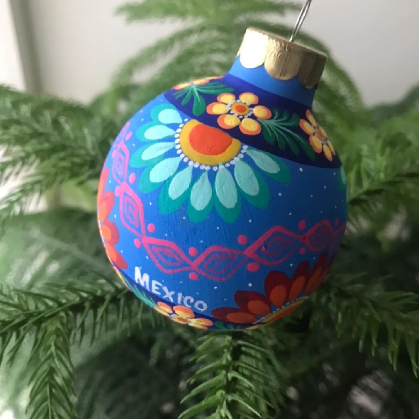 🎄Festive, Colorful Ceramic Ornament (Mexico) image indicator(2)