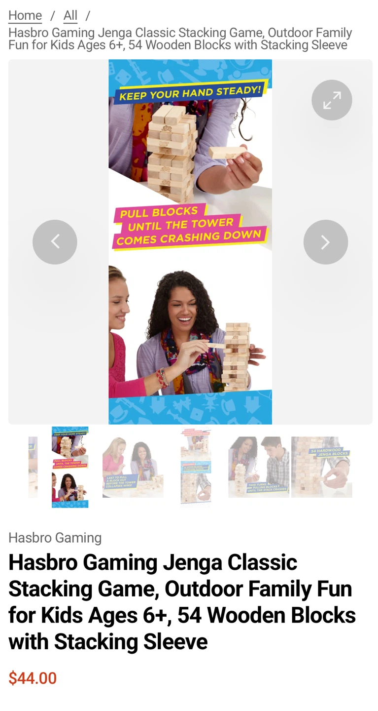 Classic Jenga by Hasbro Gaming - photo 4