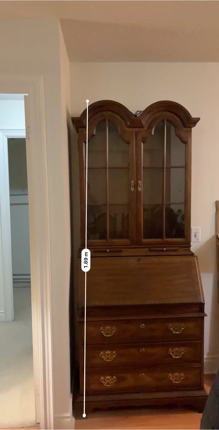 Antique Secretary Desk with Hutch