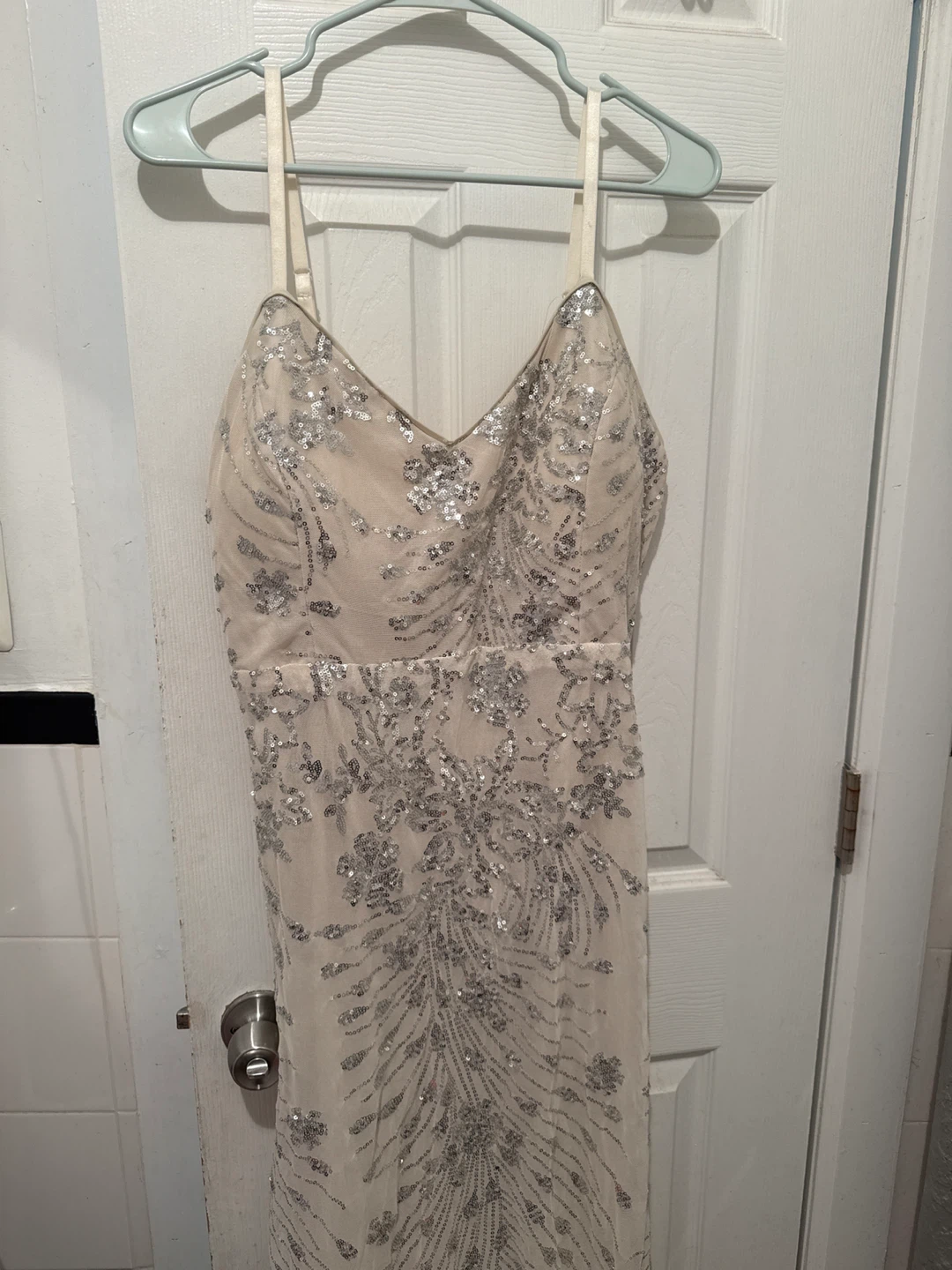 Sequin Embellished Maxi Dress
