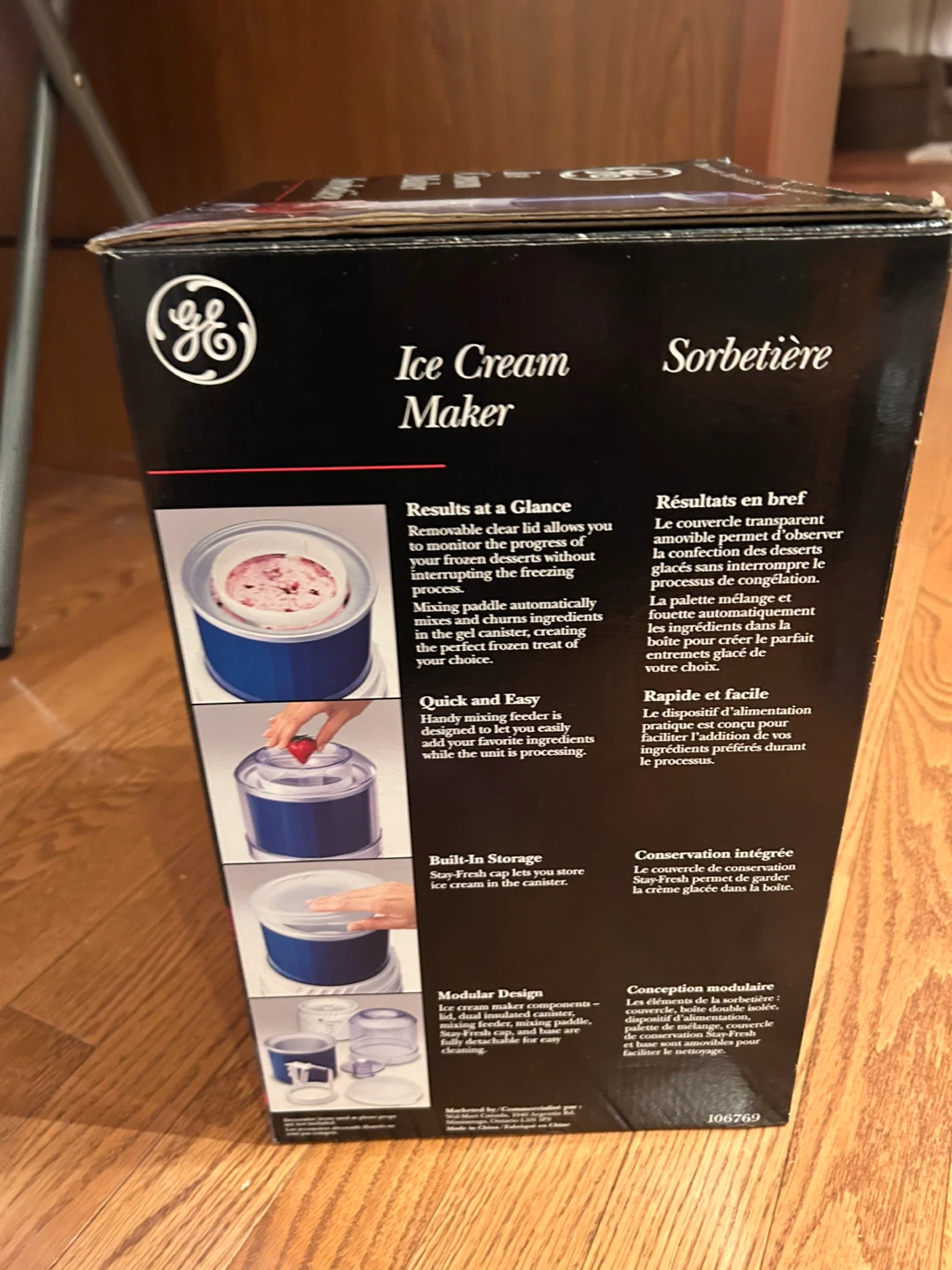 GE Ice Cream Maker - never used - photo 2