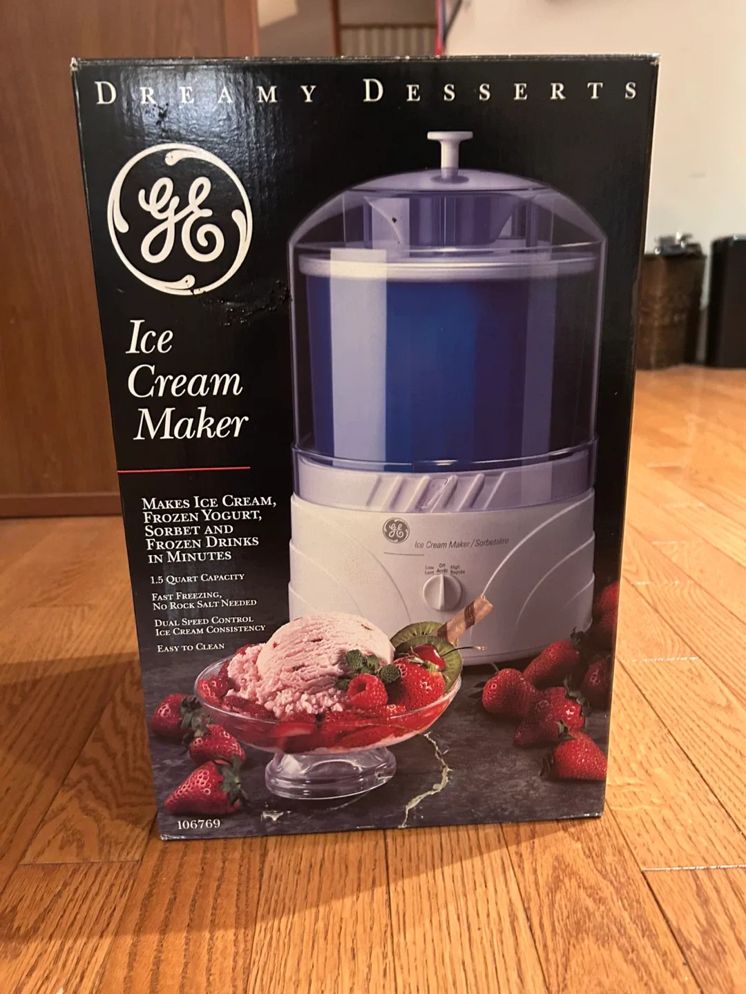 GE Ice Cream Maker - never used