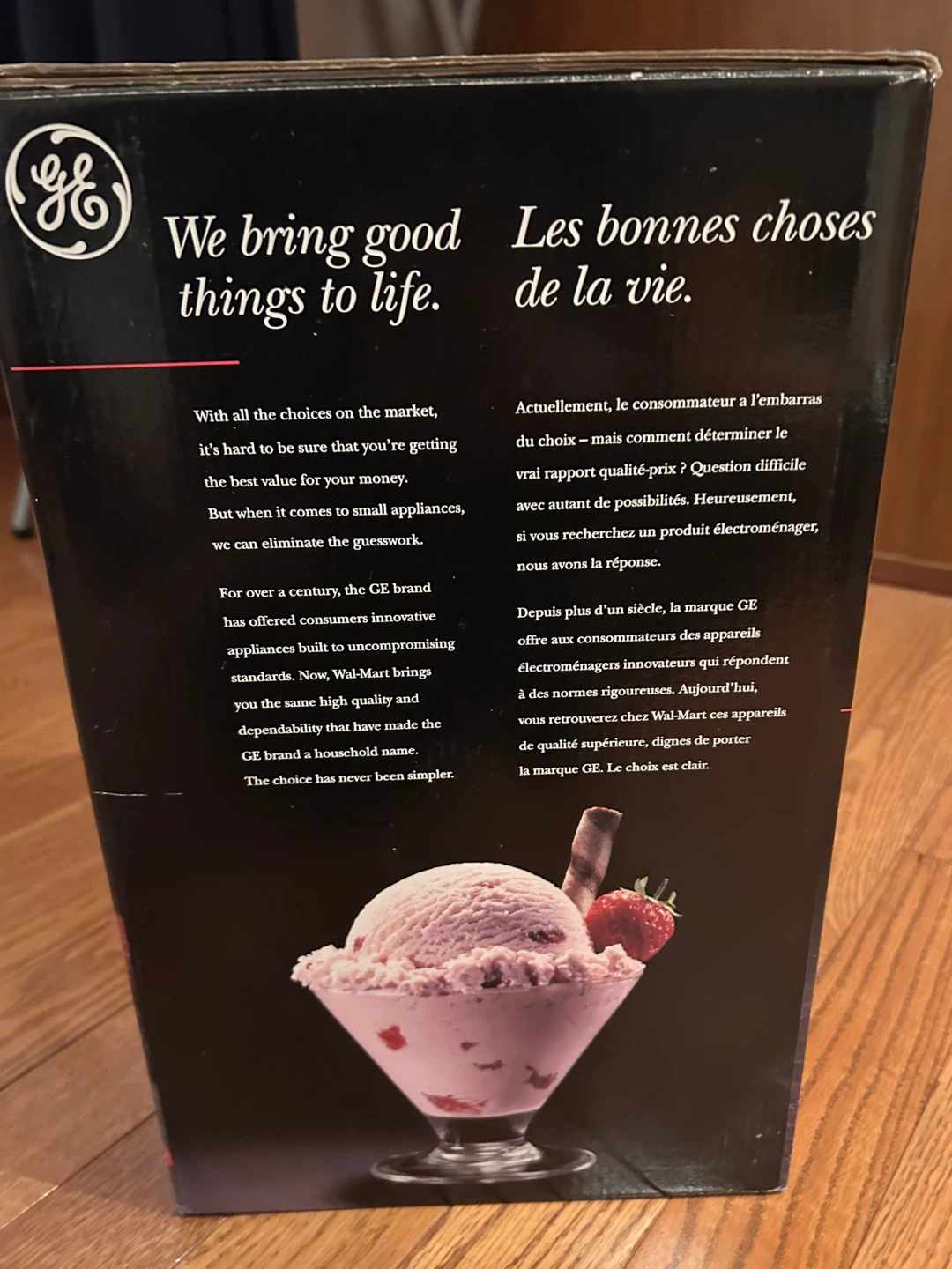 GE Ice Cream Maker - never used - photo 3