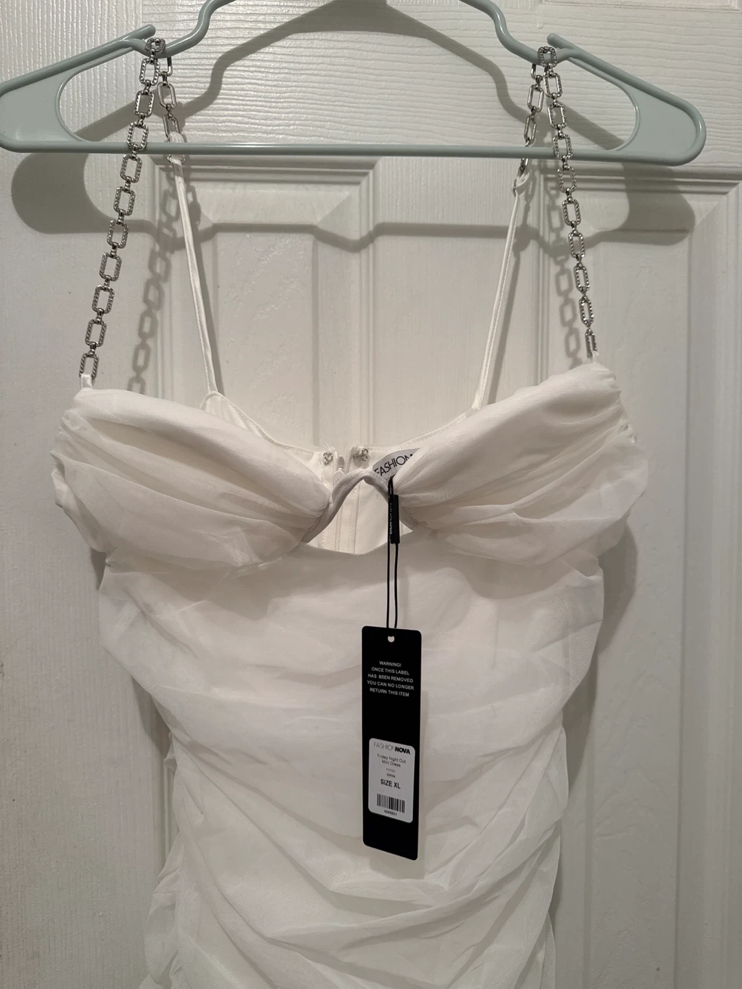 Fashion Nova White Dress, Size XL - photo 3