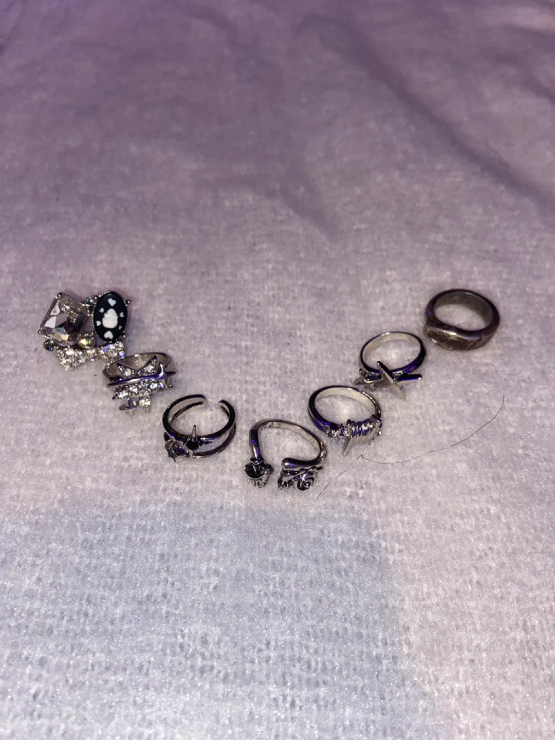Assorted Silver Rings