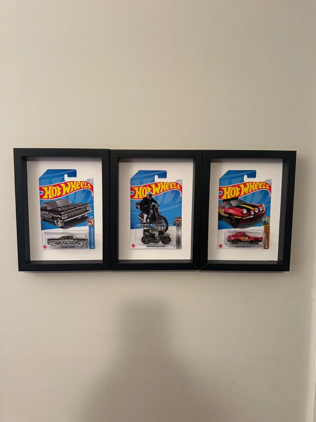 Hot Wheels Diecast Cars Framed