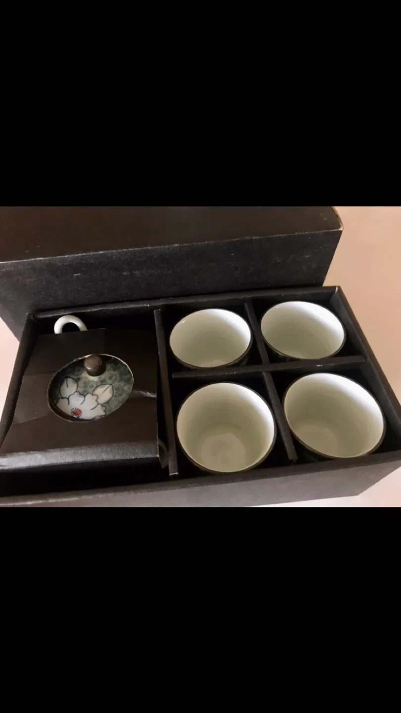 Gorgeous Tea Set with box - Japanese Cherry Blossom Design image indicator(6)