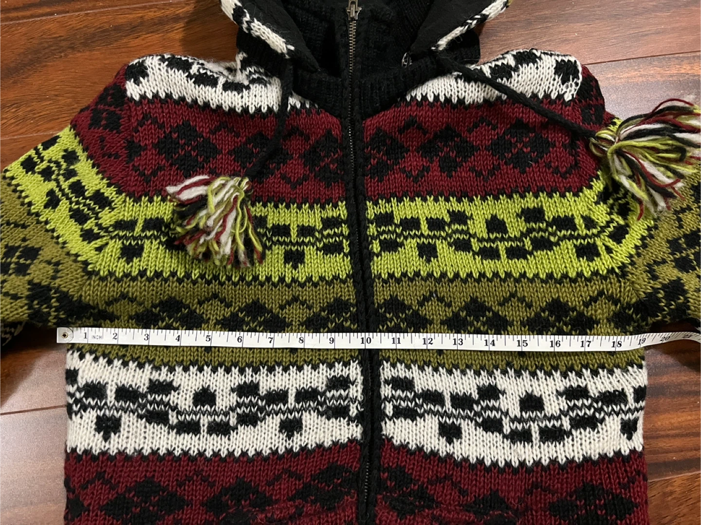 Alma women’s small wool sweater jacket, nordic, multi colour - photo 4