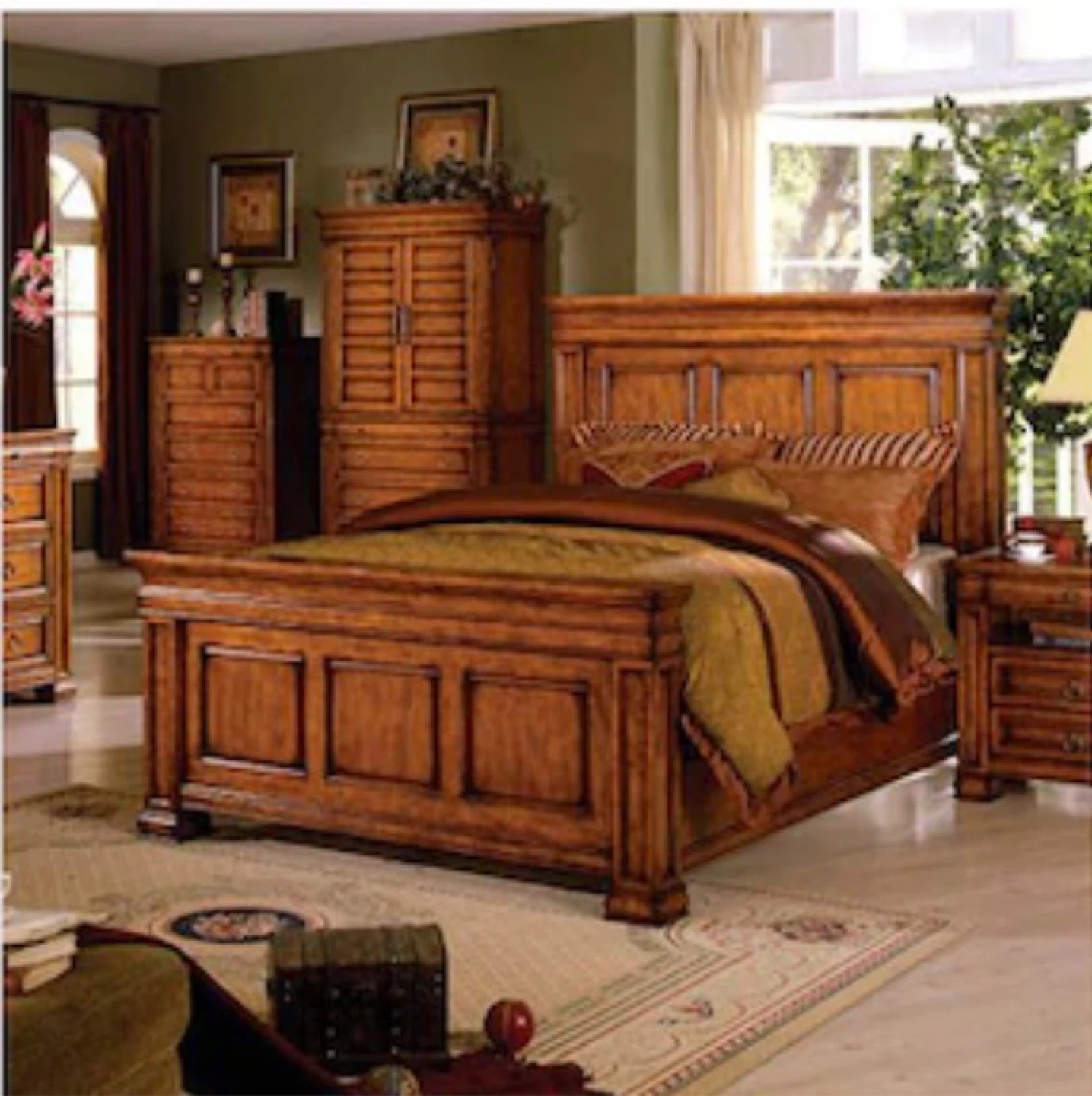 Wooden Bedroom Set