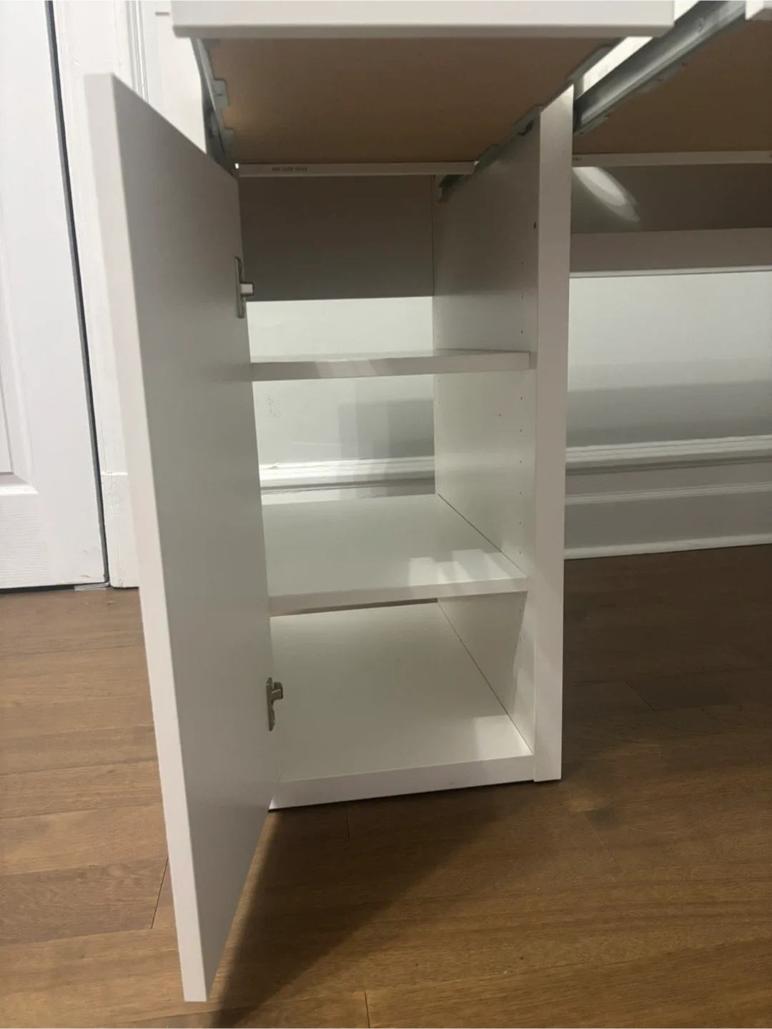 IKEA MICKE White Desk with Drawer image indicator(3)