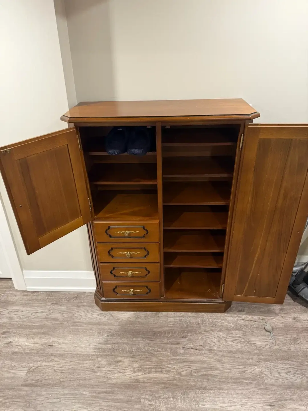 Wooden Shoe Cabinet with Drawers image indicator(3)