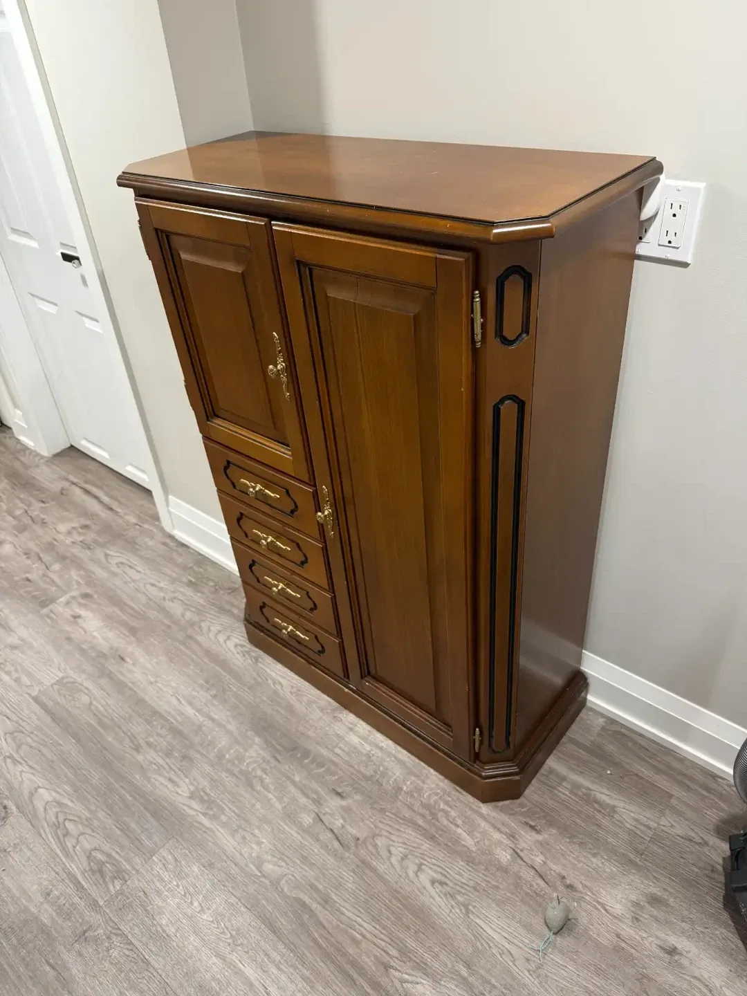 Wooden Shoe Cabinet with Drawers image indicator(2)