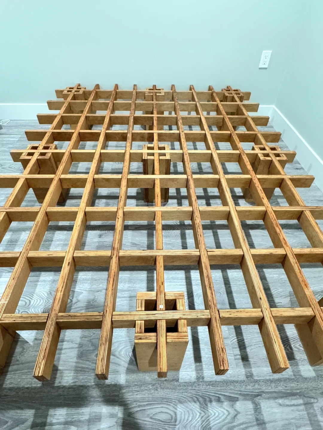 Quagga Tic Tac Toe Queen Bed Frame image indicator(2)