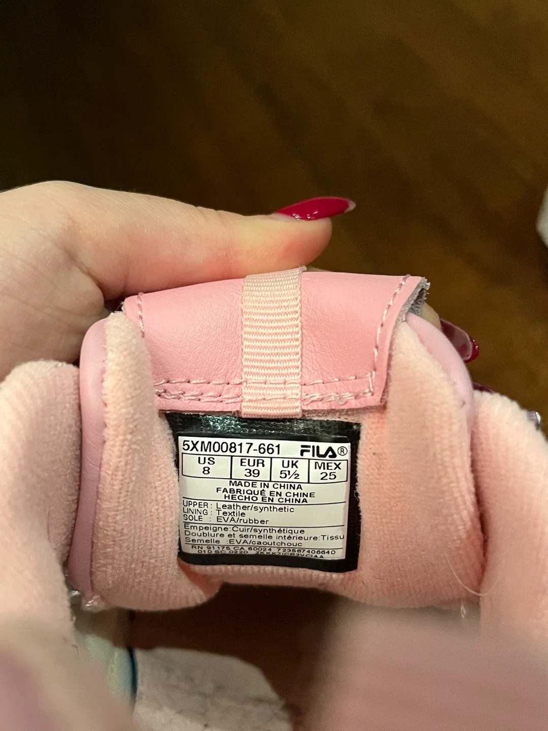 FILA Disruptor Pink Sneakers - Woman's 8 image indicator(4)