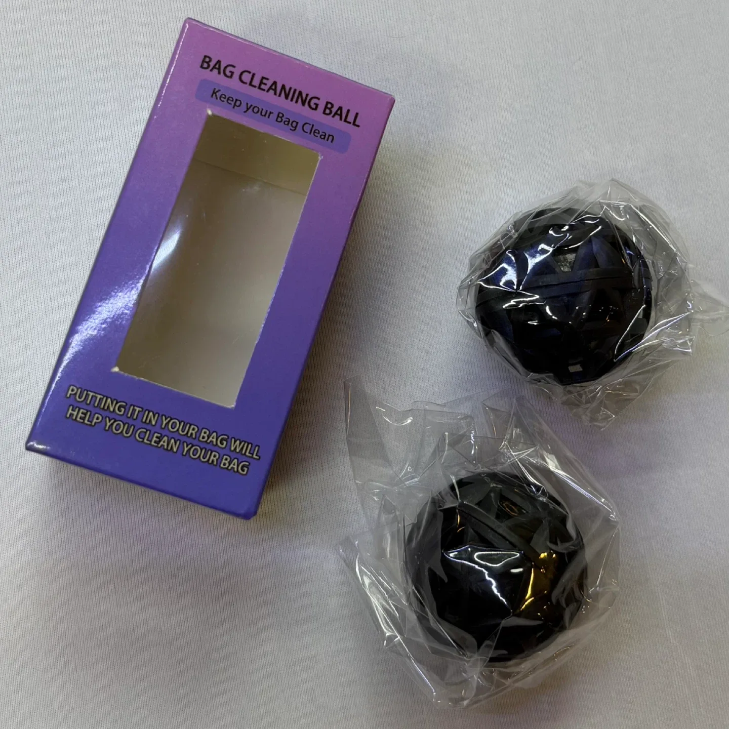 Bag Cleaning Ball Set Reusable Dust Collector for Purse Handbag