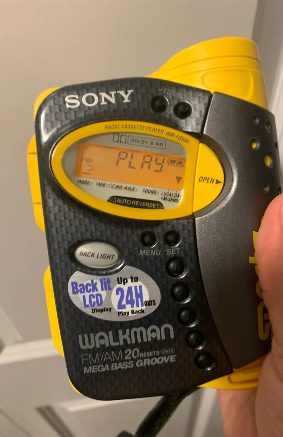 Sony Sports WM-FS595 Walkman RARE