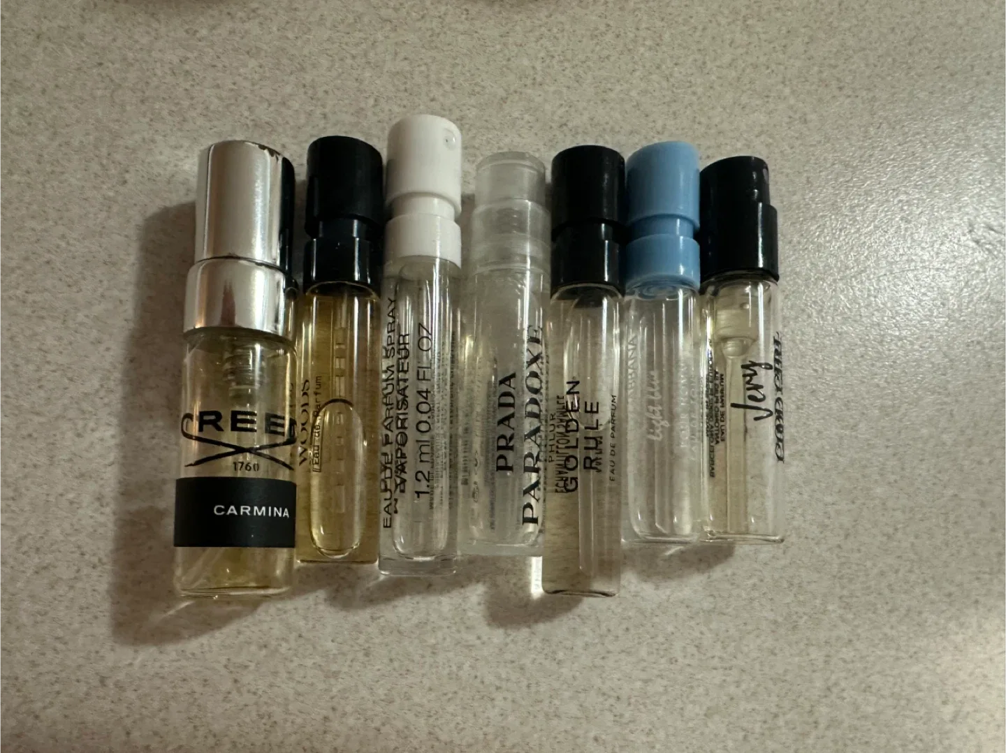 Perfume Sampler Set: Creed, Prada, Marc Jacobs & More