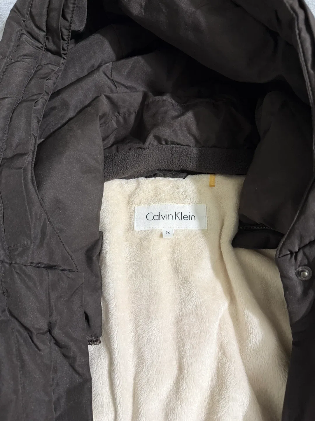 Calvin Klein Brown Puffer Jacket image indicator(6)