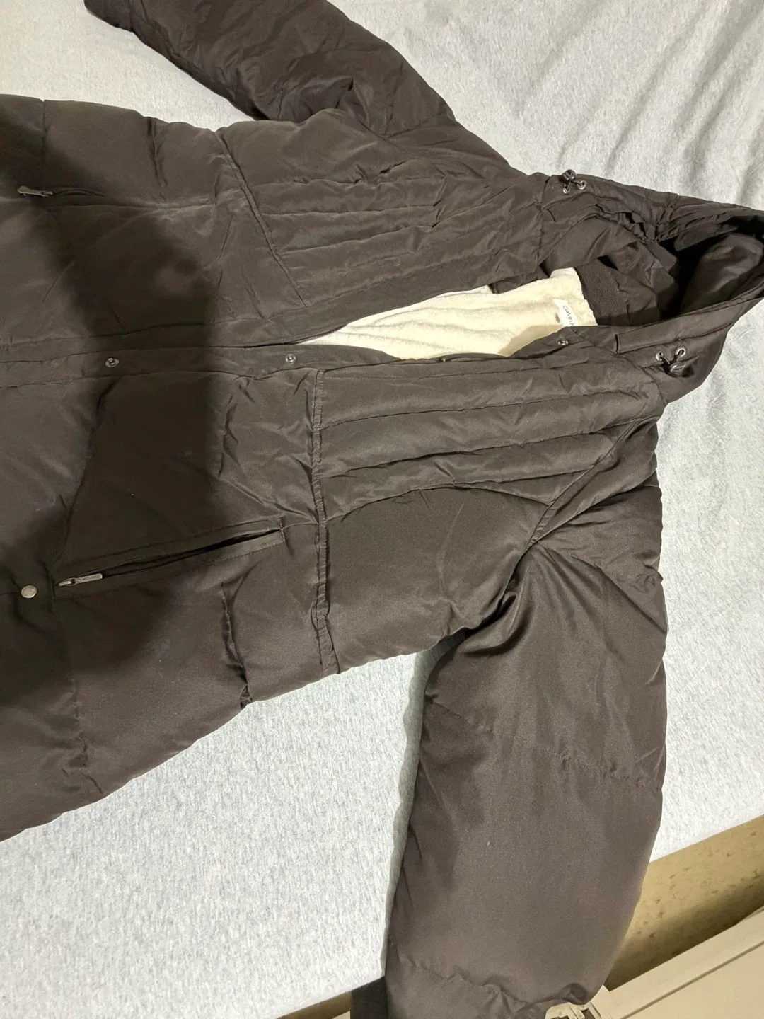 Calvin Klein Brown Puffer Jacket image indicator(2)