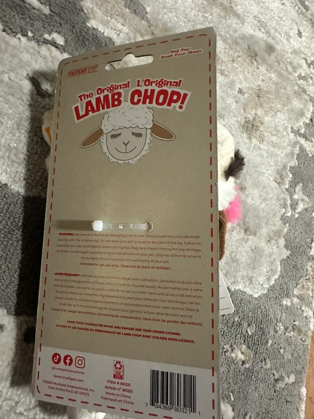 Multipe Lamb Chop Dog Toy - New image indicator(3)