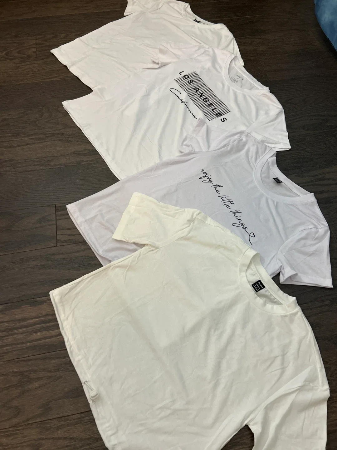 #Cleanout - White T-Shirts - all size XS