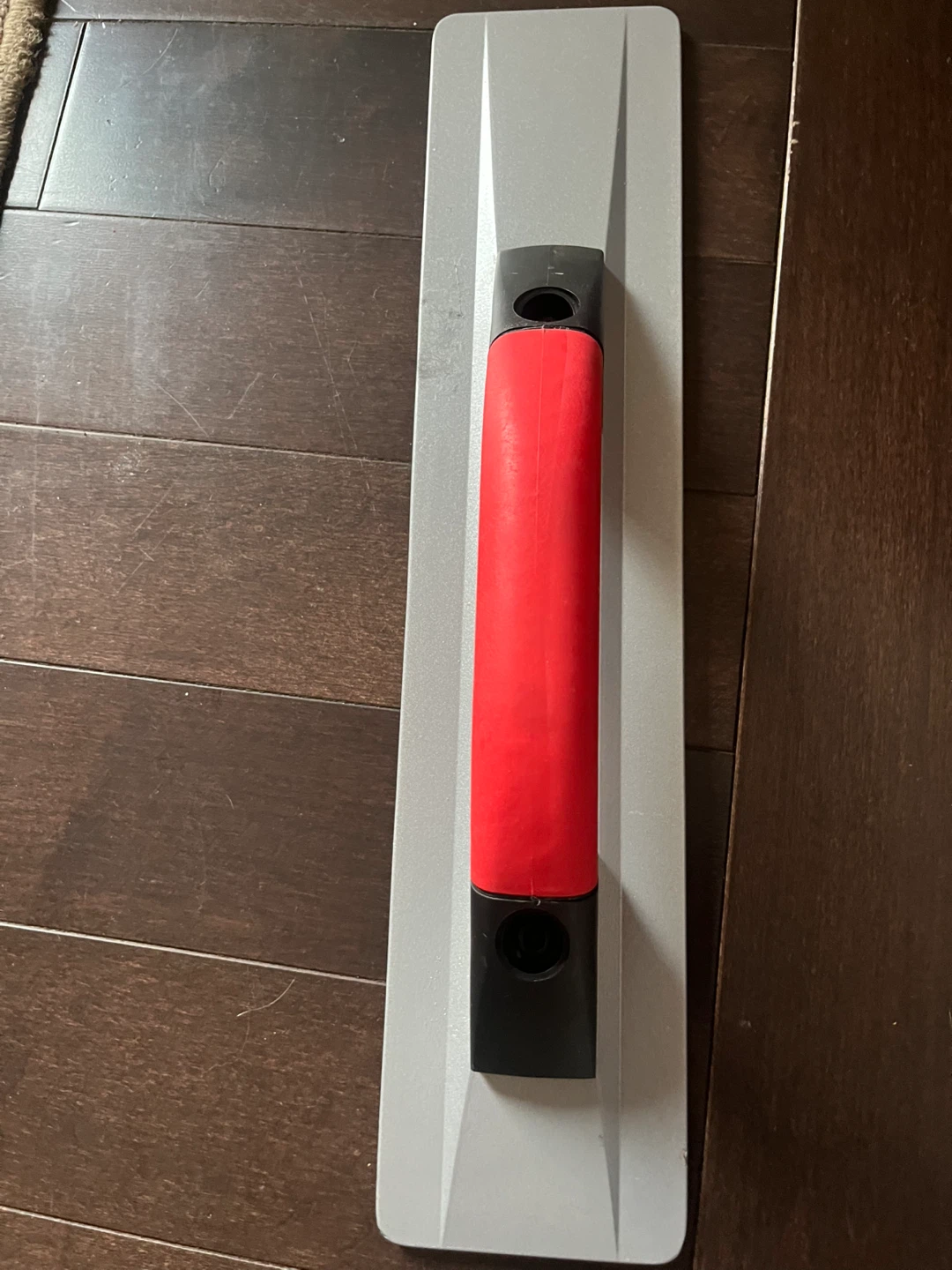 Grey Grout Float with Red Handle