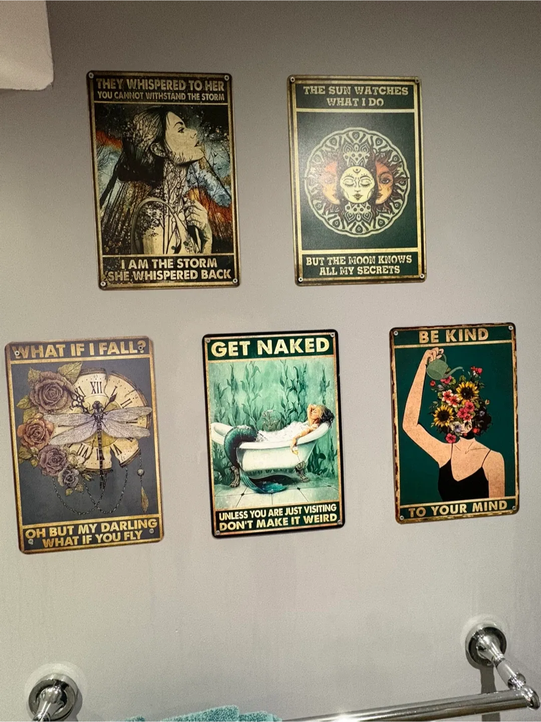 Metal Wall Art Signs