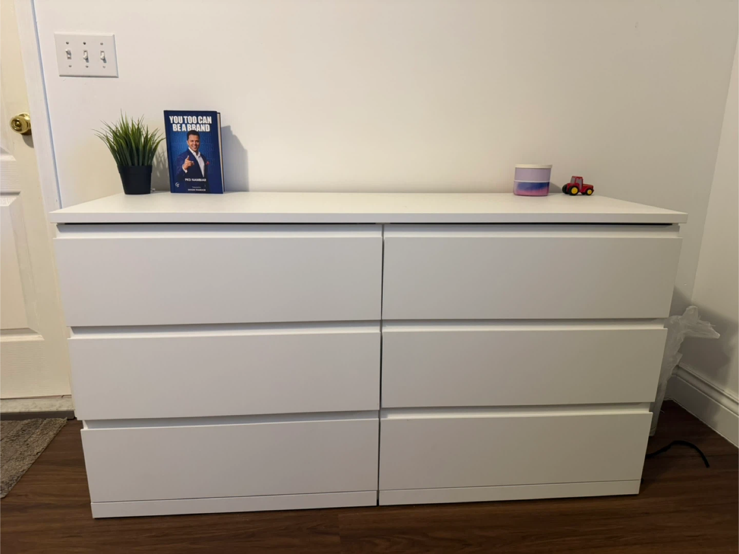 IKEA storklinta White 6-Drawer Dresser - photo 2