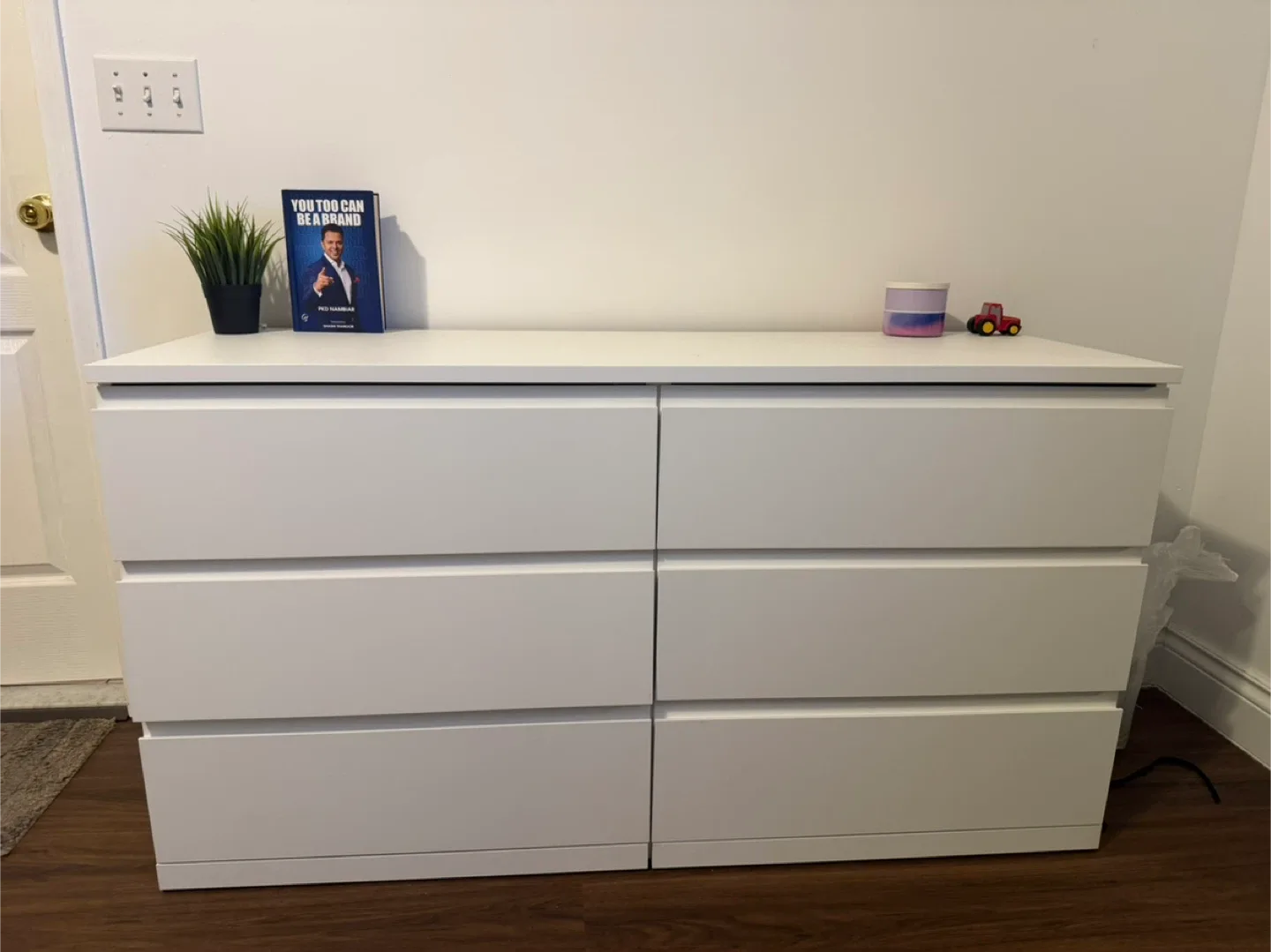 IKEA storklinta White 6-Drawer Dresser image indicator(2)