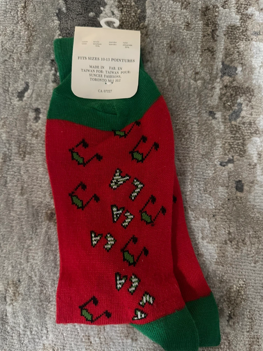 New Christmas Socks Size 10-13 - photo 2