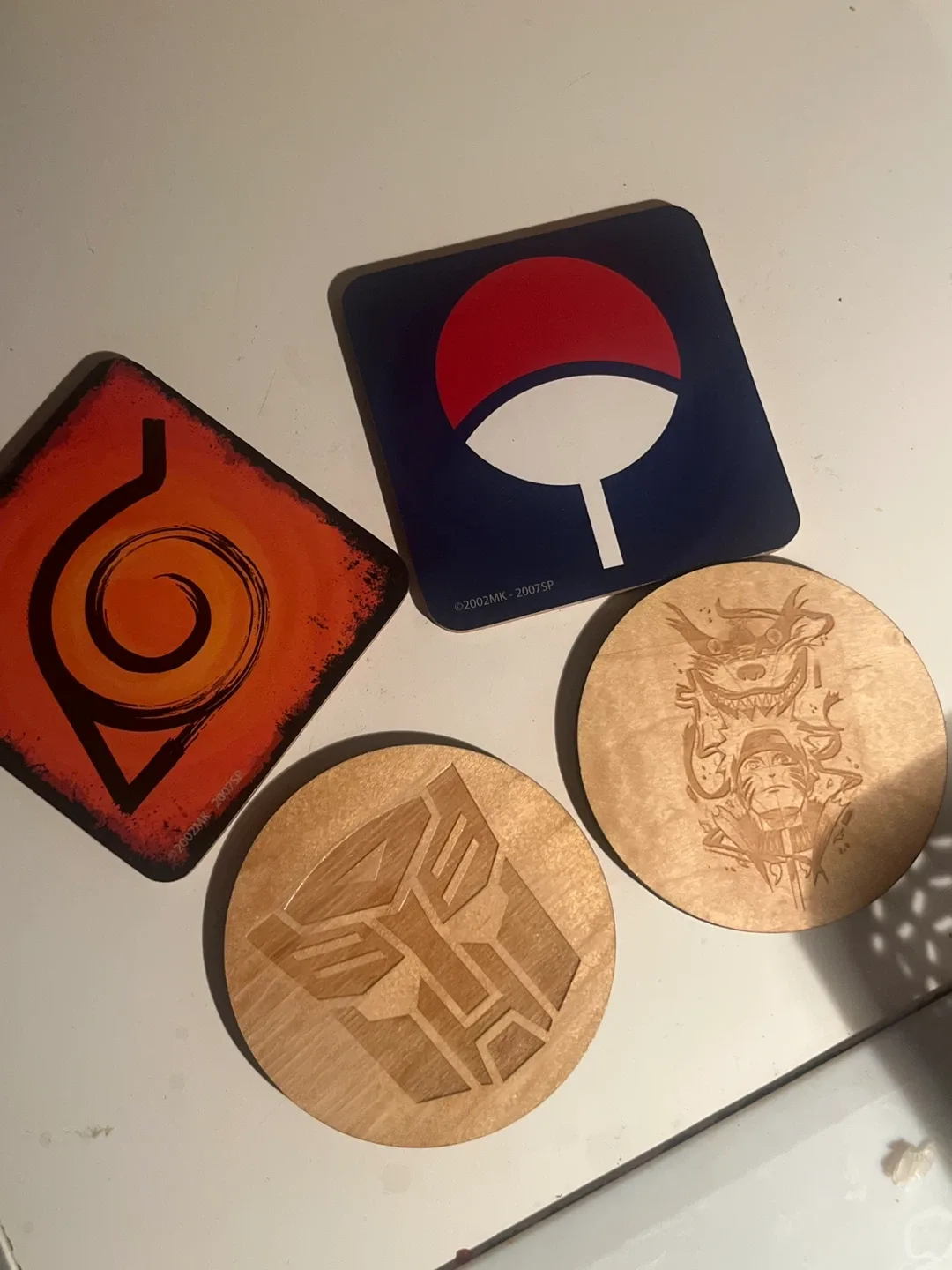 Handmade Anime & Transformers Coasters