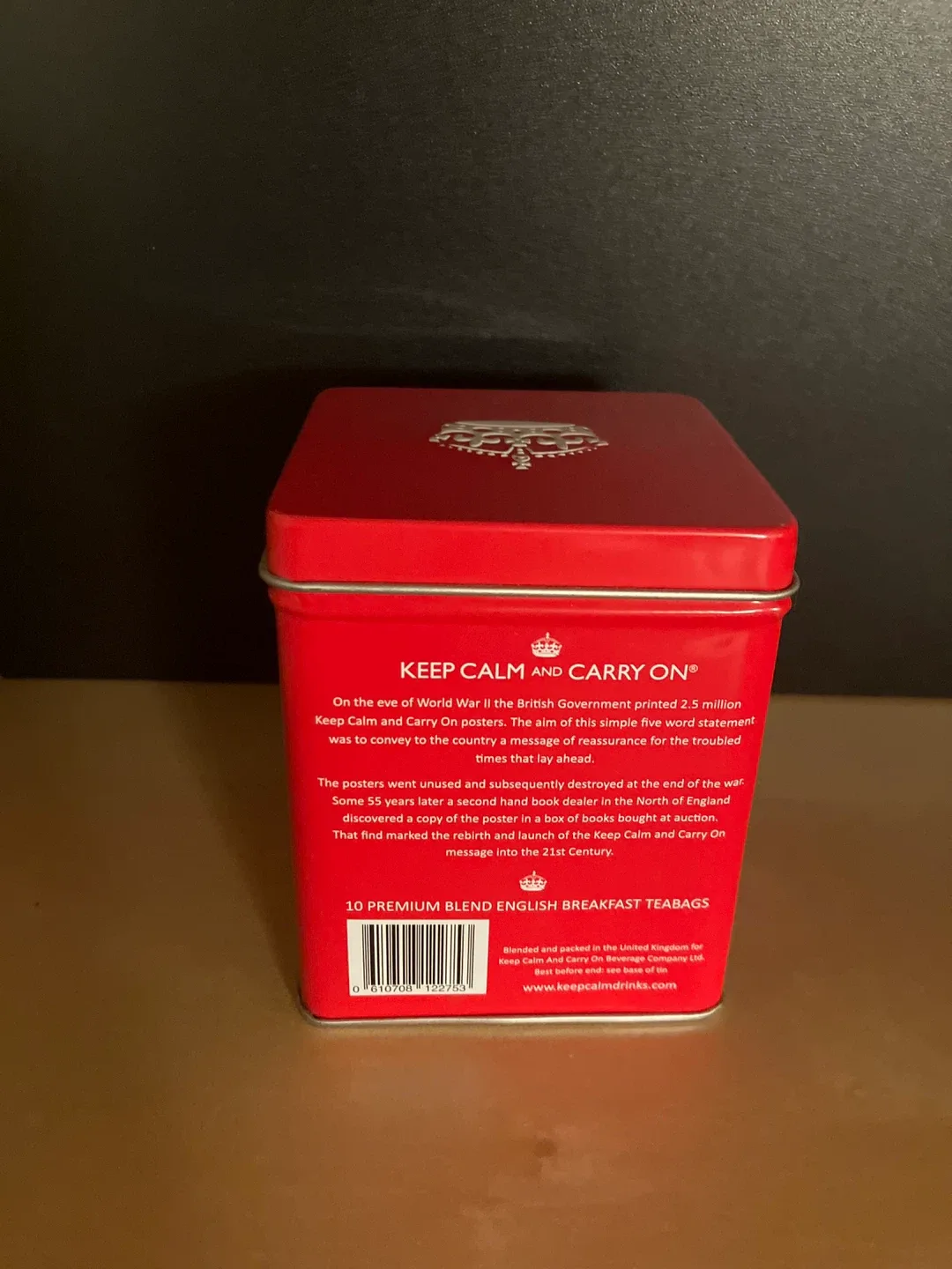 Keep Calm and Carry On English Breakfast Tea image indicator(3)