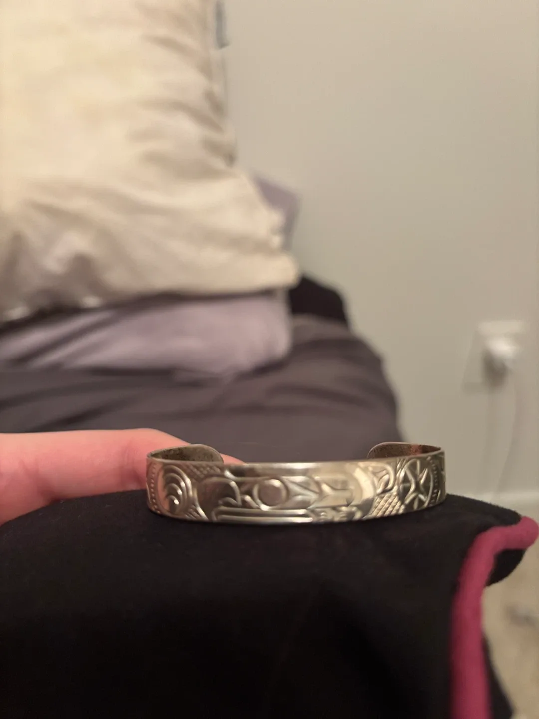 Silver Tone Cuff Bracelet