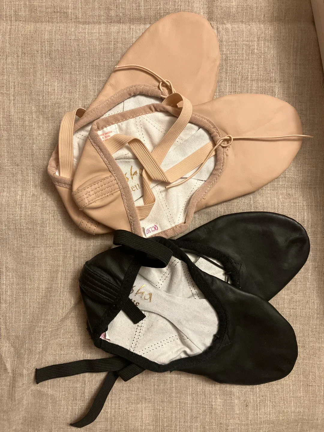 2 pair Sansha Silhouette Ballet Shoes - Size 6N