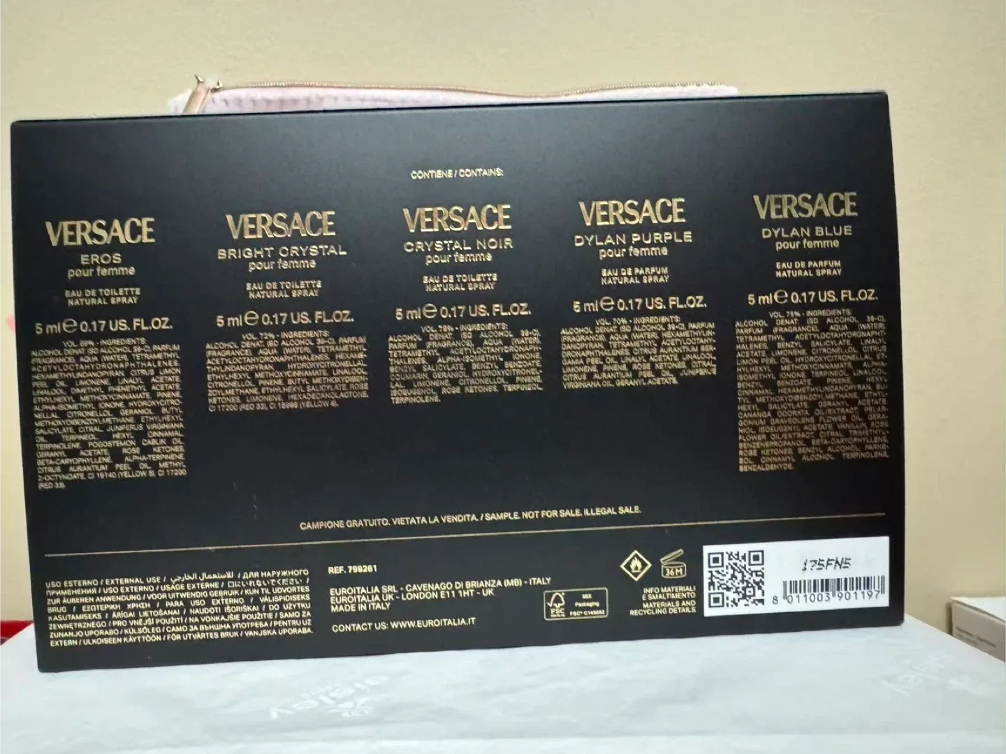 Versace 5-Piece Miniature Perfume Set image indicator(2)