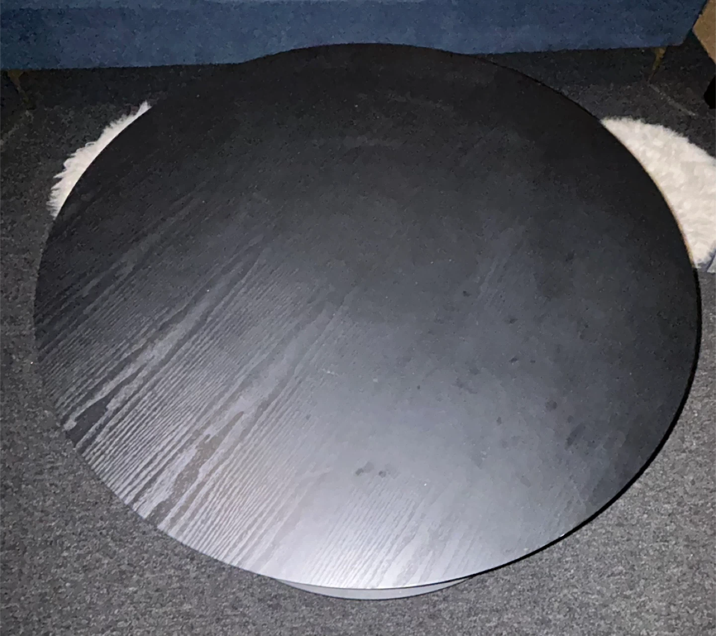 Black Round Coffee Table - photo 4