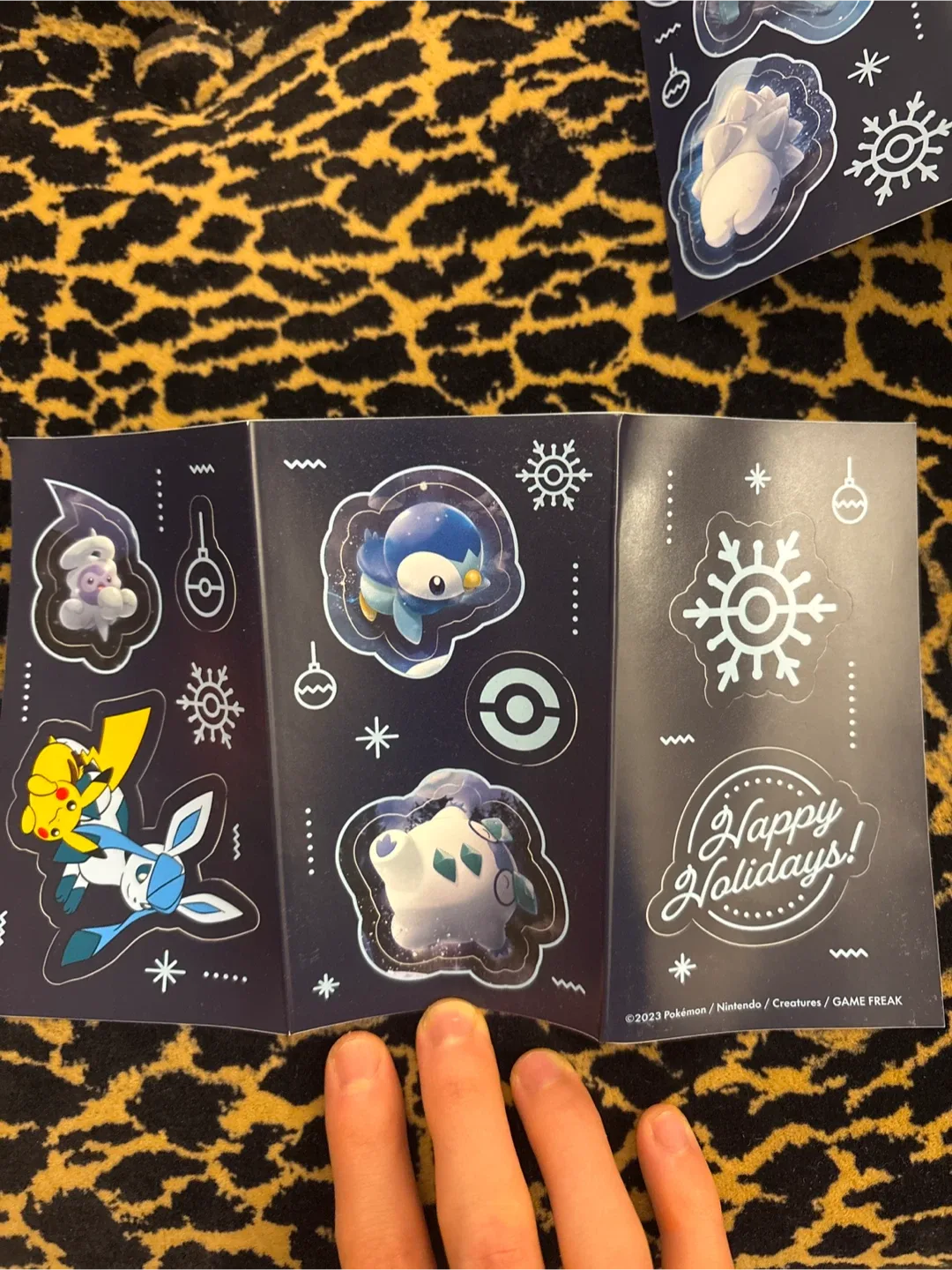 Pokemon Holiday Stickers - Advent Calendar #Cleanout