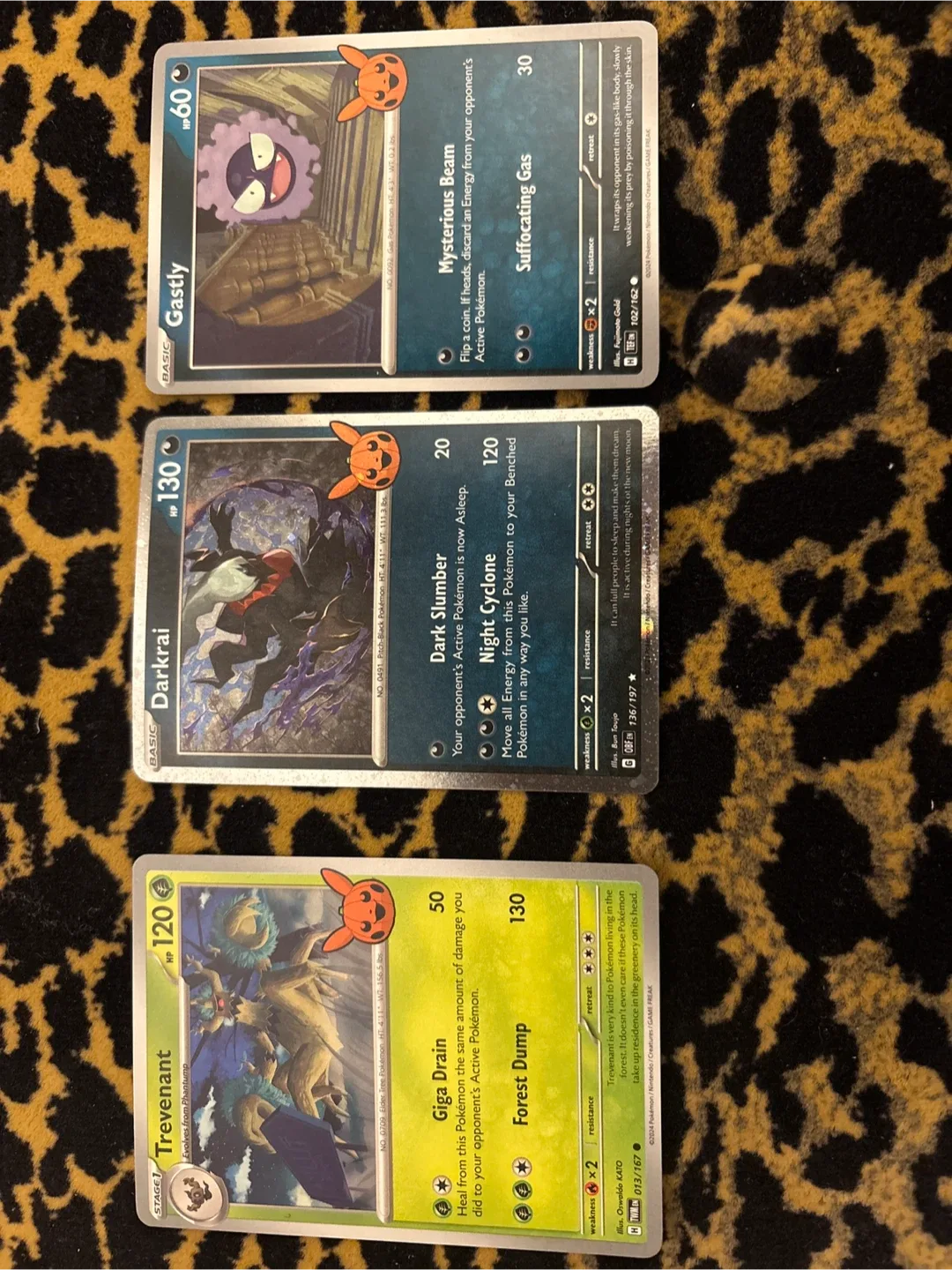 Pokemon Cards: Gastly, Darkrai, Trevenant #Cleanout