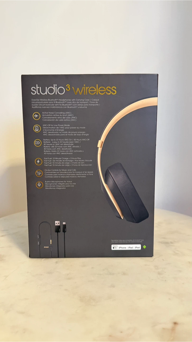 Beats Studio3 Wireless Headphones - Shadow Gray (New) - photo 3