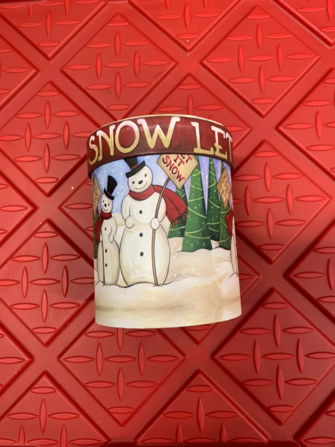 Snow Let It Snow Decorative Box