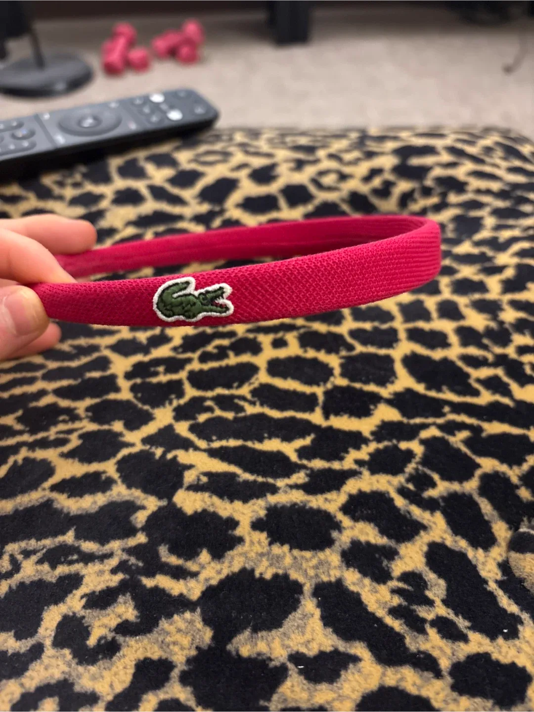 Lacoste Pink Headband #Cleanout