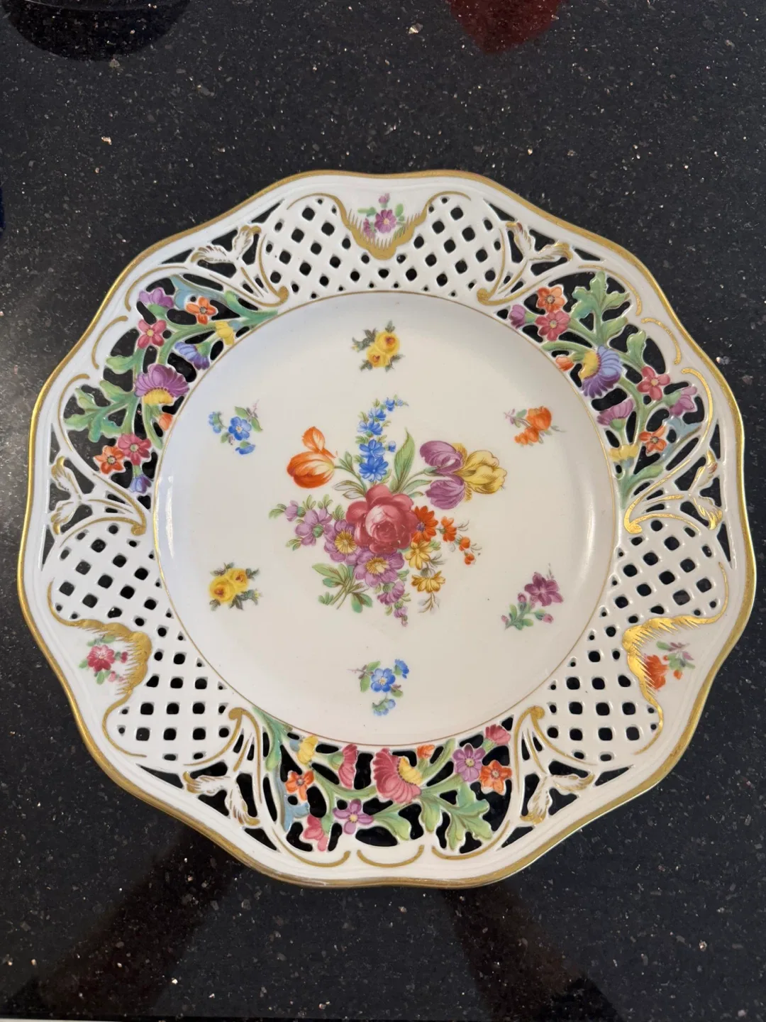 Bavaria Floral Decorative Plate