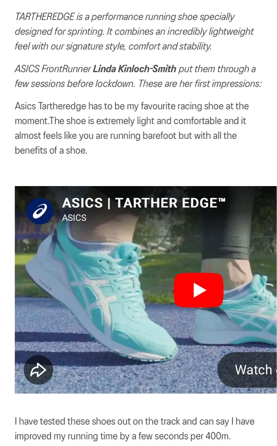 Asics Tartheredge Running Shoes - Women Size 7.5 image indicator(6)