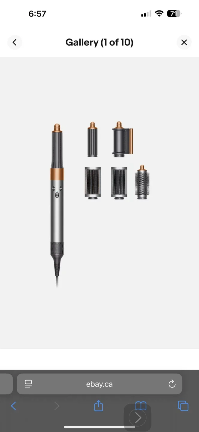 Dyson Airwrap Multi-Styler Complete, Nickel/Copper image indicator(2)